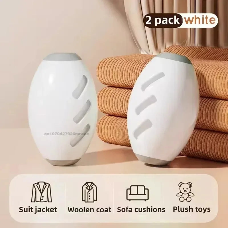 Reusable Pet Hair Remover Roller Washable Fur Remover for Clothes Lint Cleaner for Cats Dogs Portable Animal Hair Removal Tool Zpaxo 2PCS-White