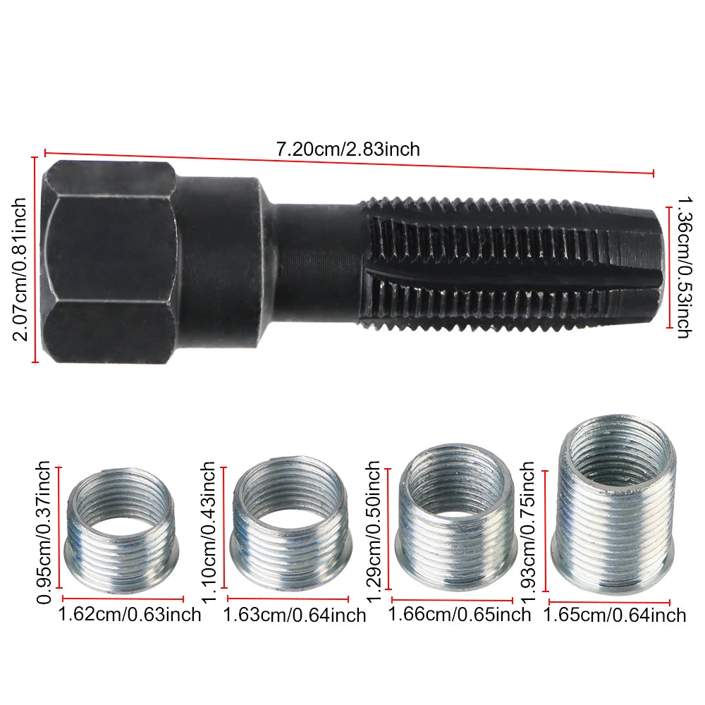 Thread Repair Tool Spark Plug Rethreader Car Cylinder Accessories M14