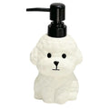 Soap Dispenser Dog Shape Ceramic Refillable Liquid Lotion Container
