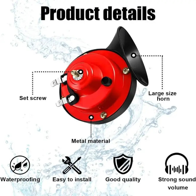 Universal 12V Super Loud Train Horn – Cars, Trucks & Boats