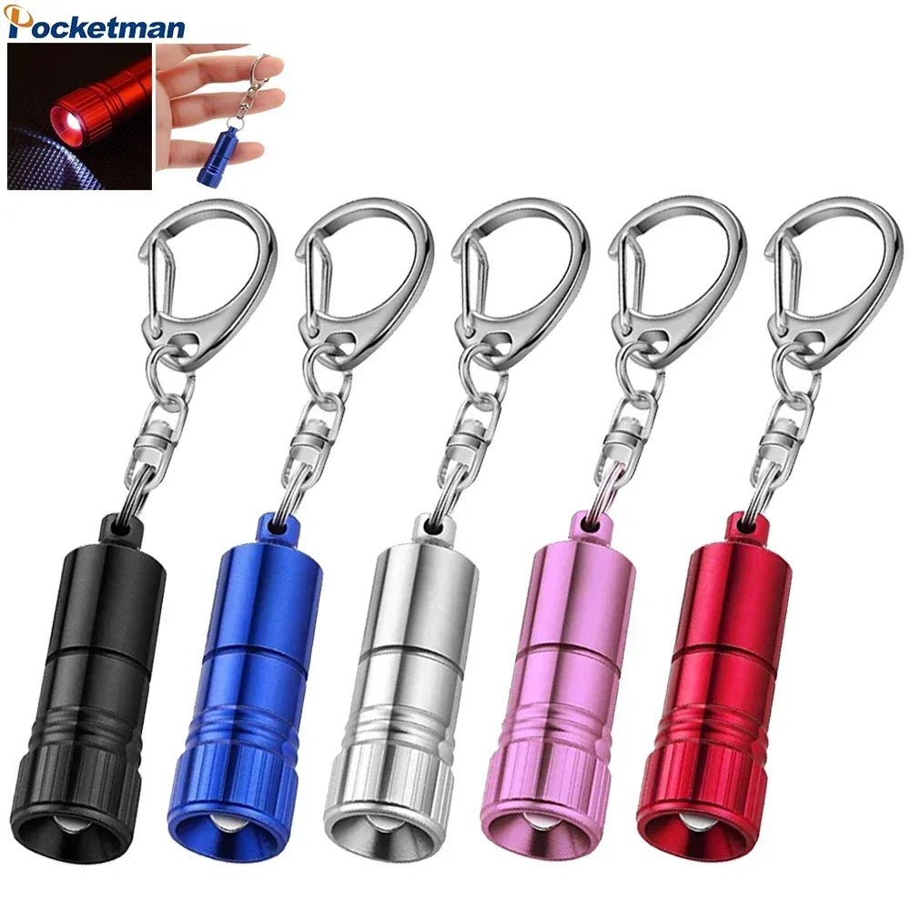 POCKETMAN Mini LED Keychain Flashlight – 800 Lumen EDC Torch