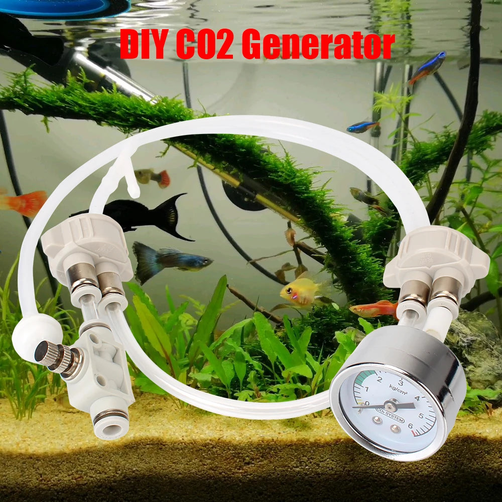 Aquarium Supplies Pressure Air Flow Device DIY CO2 Valve Diffuser