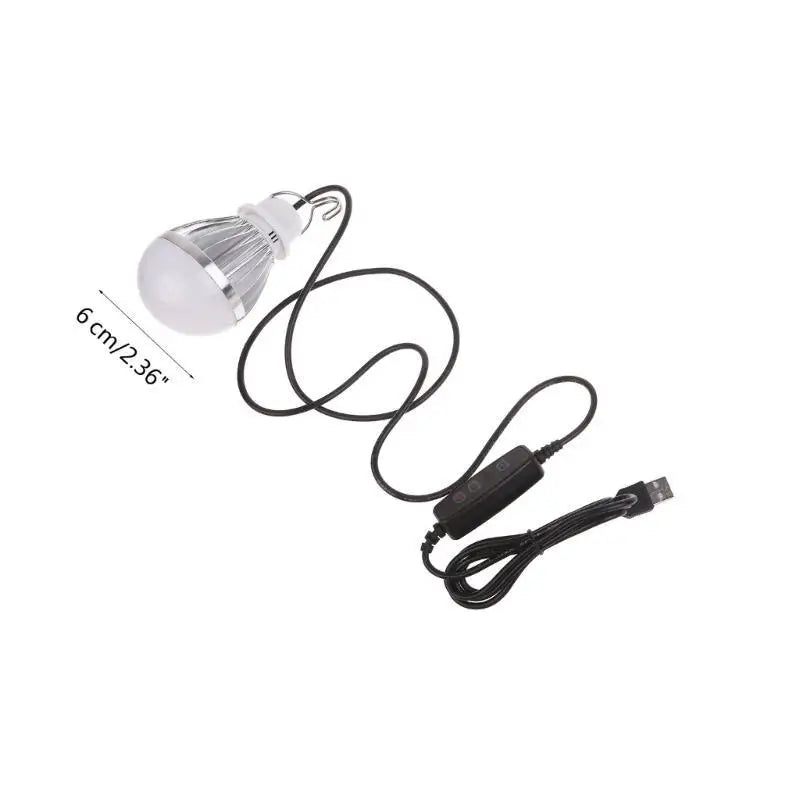 652F 1 9m Cable USB Bulb 5V Light Off Switch Warm White Cold Zpaxo