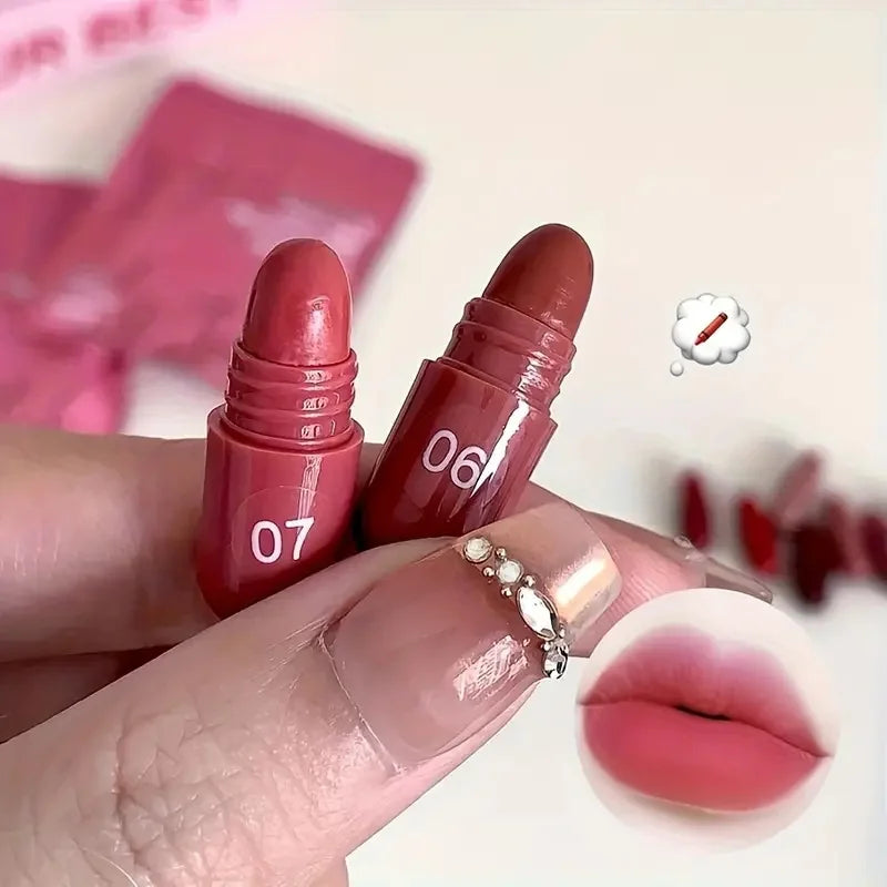 Mini Cocoa Lipsticks Long Lasting Velvet Matte Capsule Lipstick