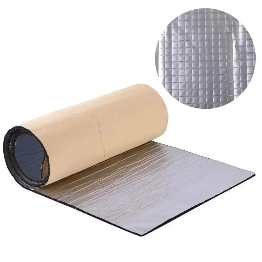 2000x500mmx50mm Car Soundproof Mat Acoustic Sound Deadener Acoustic Thermal Mat Deadening Thermal Soundproof Wall Panel Car Hood Zpaxo