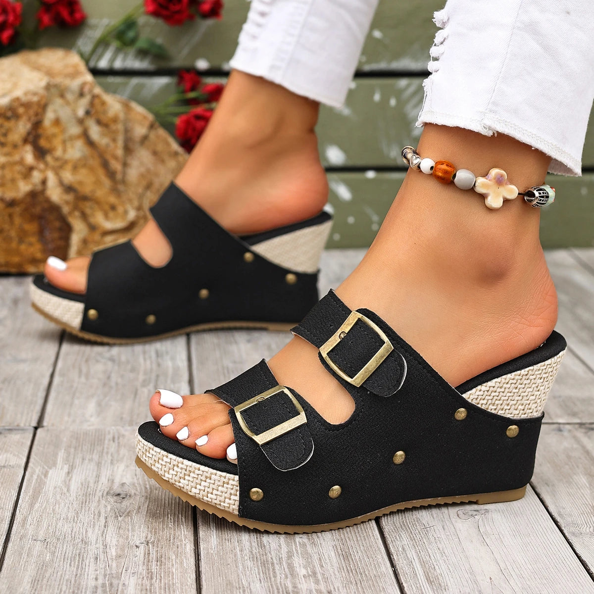 Women Platform Sandals Summer New Casual Slippers Women Fashion Wedges Sandals Open Toe Beach Shoes for Women Zapatos De Mujer Zpaxo