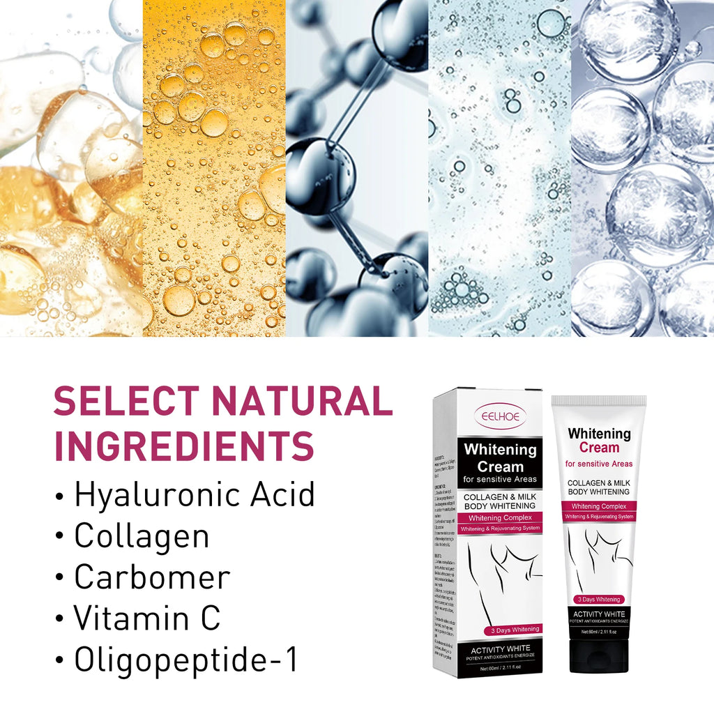 Eelhoe Skin Lightening Cream – Underarm & Body Brightener 60ml Skin Brightening Cream Zpaxo