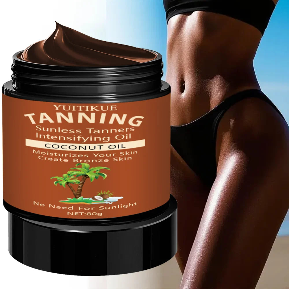 YUITIKUE Self Tanning Cream – Sunless Body Bronzer 80g Self Tanning Cream Zpaxo
