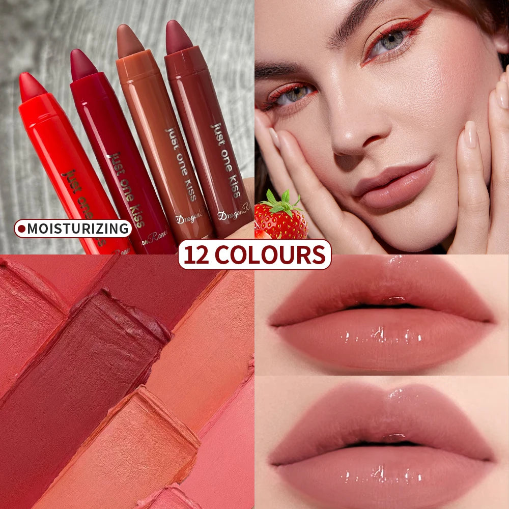 Two Lipstick Sets in a Box, with a Water-Glossy Mirror Finish, Long-Lasting Moisturizing Effect, Non-Fading, Enhances Complexion, and Has a Long-Lasting Makeup Effect Zpaxo