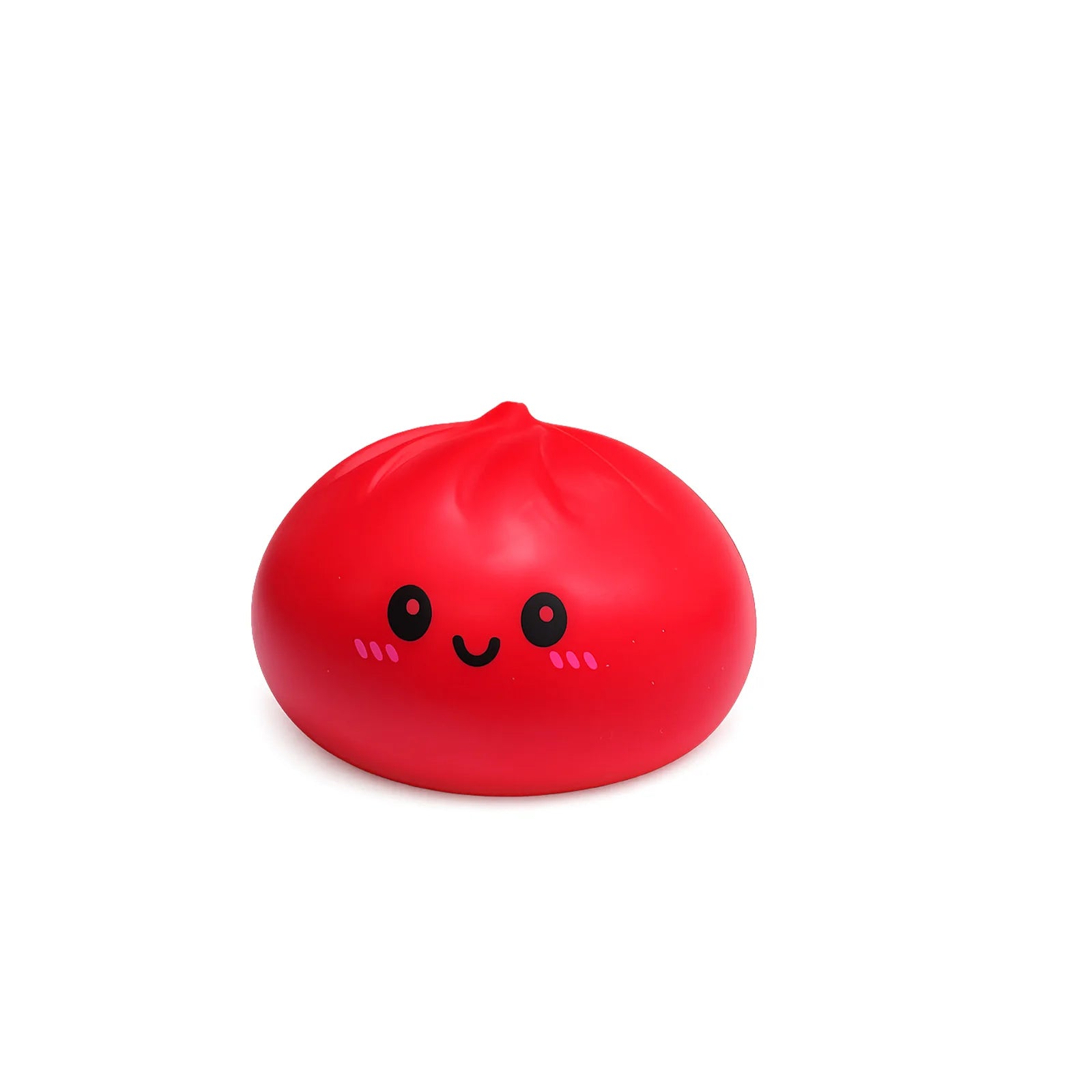 Dumpling Stress Ball Squeeze Sensory Toy – 6 Colors Stress Relief Toy Zpaxo Red Ball