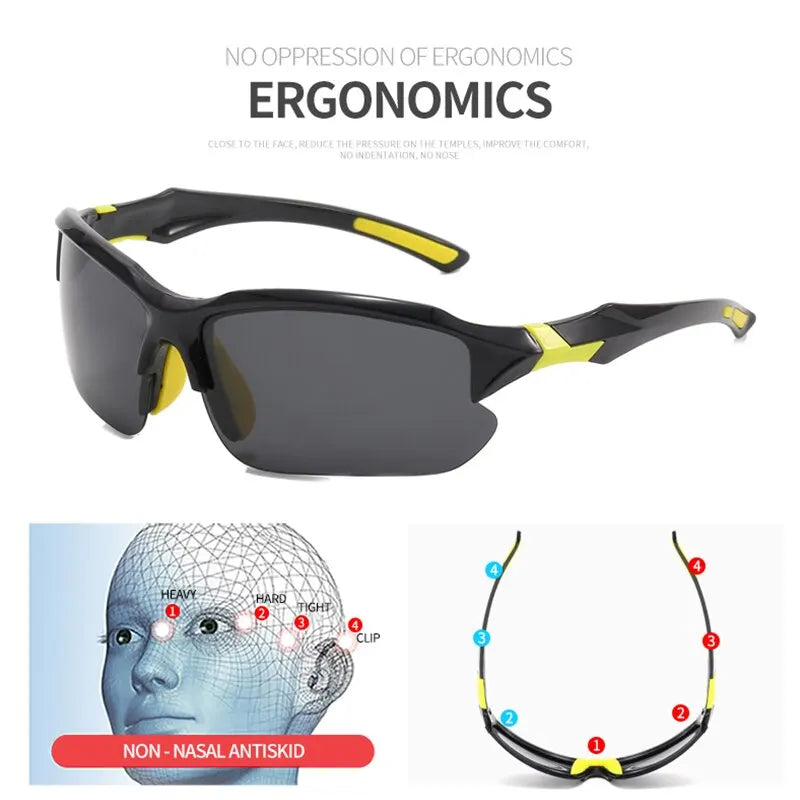 Sports Polarized Cycling Glasses Road Bike Sunglasses Bicycle Goggles MTB Outdoor Sports Glasses UV 400 Running Fishing Eyewear Zpaxo