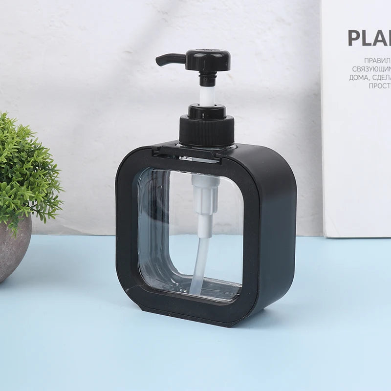 All-in-one Kitchen Pump Dispenser 300 Refillable Empty Bottle Shower Zpaxo 300ml Black