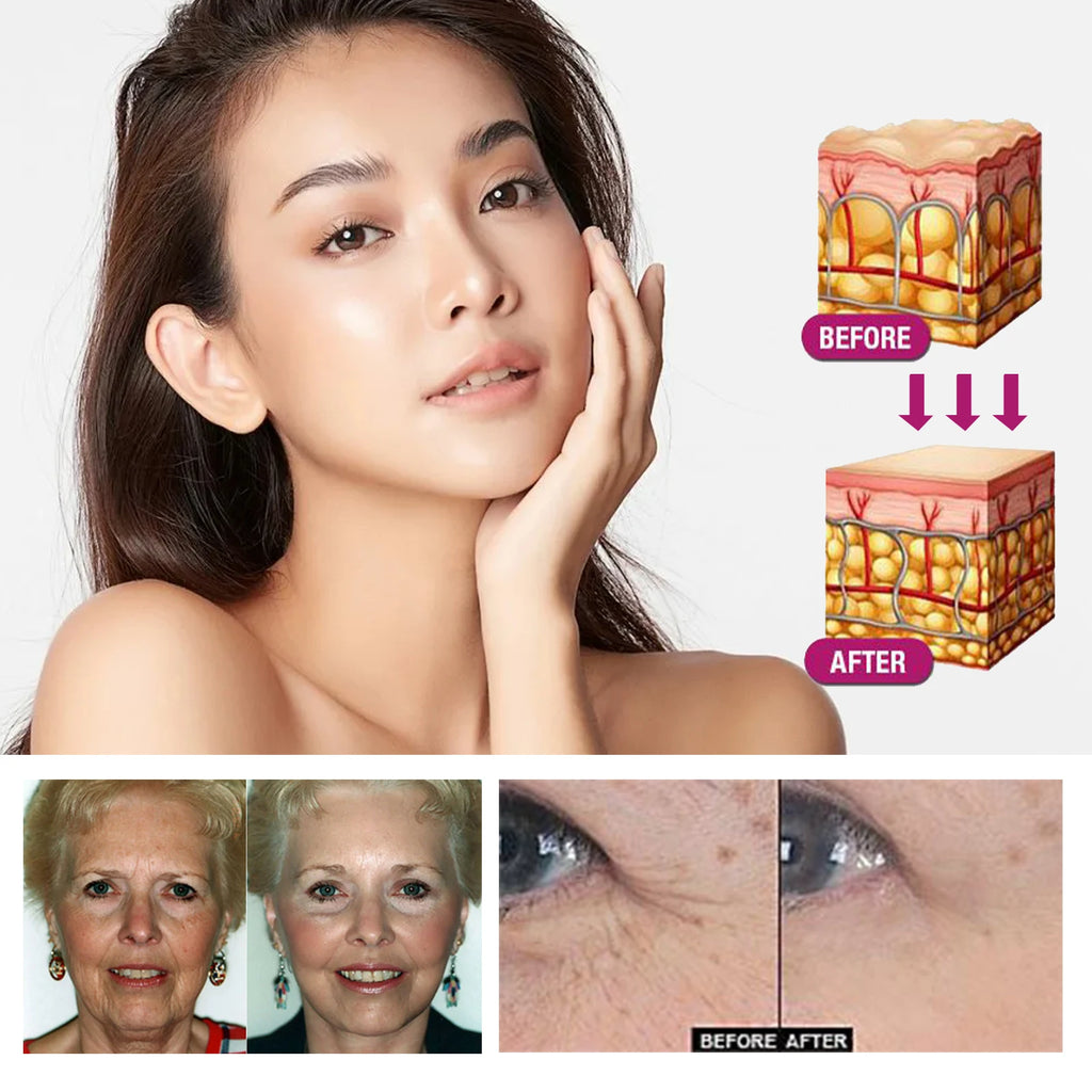 EELHOE Wash Free Collagen Firming Mask Moisturizing Skin Care Rejuvenation Hyaluronic Acid Disposable Hydrating Face Sheet Mask Zpaxo
