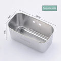 304 Stainless Steel Sink Asphalt Basket Dishwasher Dishwasher Water Pool Hanging Garbage Filter Rack Filter Storage Rack yuzi Zpaxo Silver