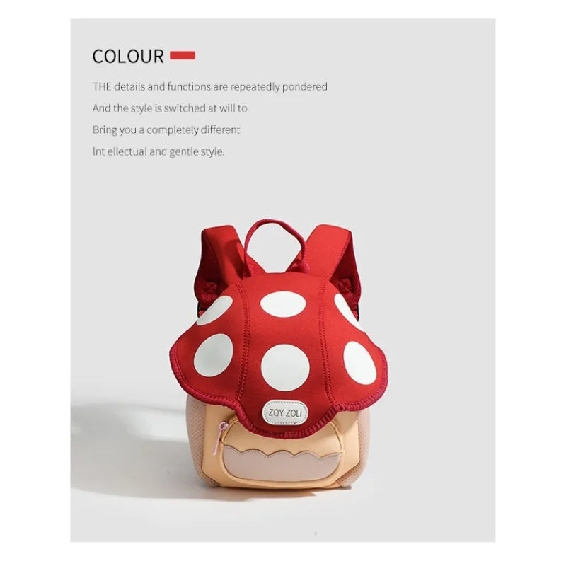 Childrens Personalized Kindergarten School Baby Boy and Girl Travel Backpack Cartoon Light New Travel Bag Cute Fruit Pattern Zpaxo