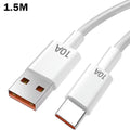 120W 4-Port USB-C Fast Charger | Quick Charge 3.0 Wall Adapter USB Wall Charger Zpaxo 1.5M 10A Cable