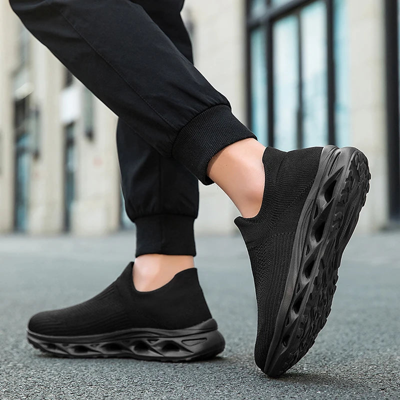 Men's Casual Sneakers Luxury Trainer Shoes Breathable Race Running
