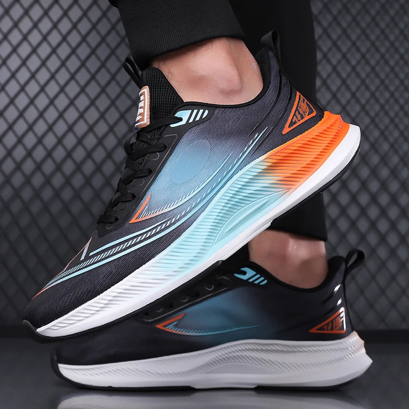 Men's Casual Sneakers Luxury Trainer Shoes Breathable Race Running