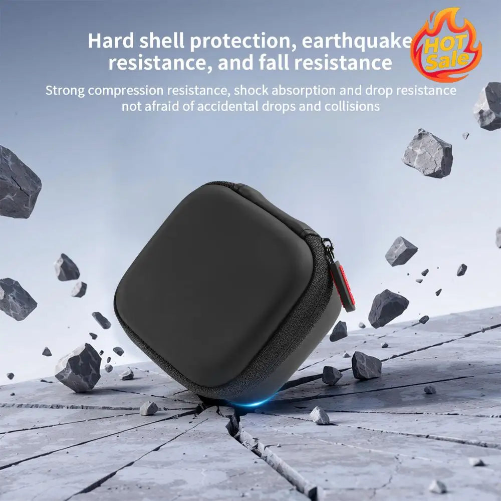 Portable Storage Bag for Insta360 Link 2/2C/2 PRO Webcam Accessories with Organizer for Magnetic Mount Cable Adapter Zpaxo