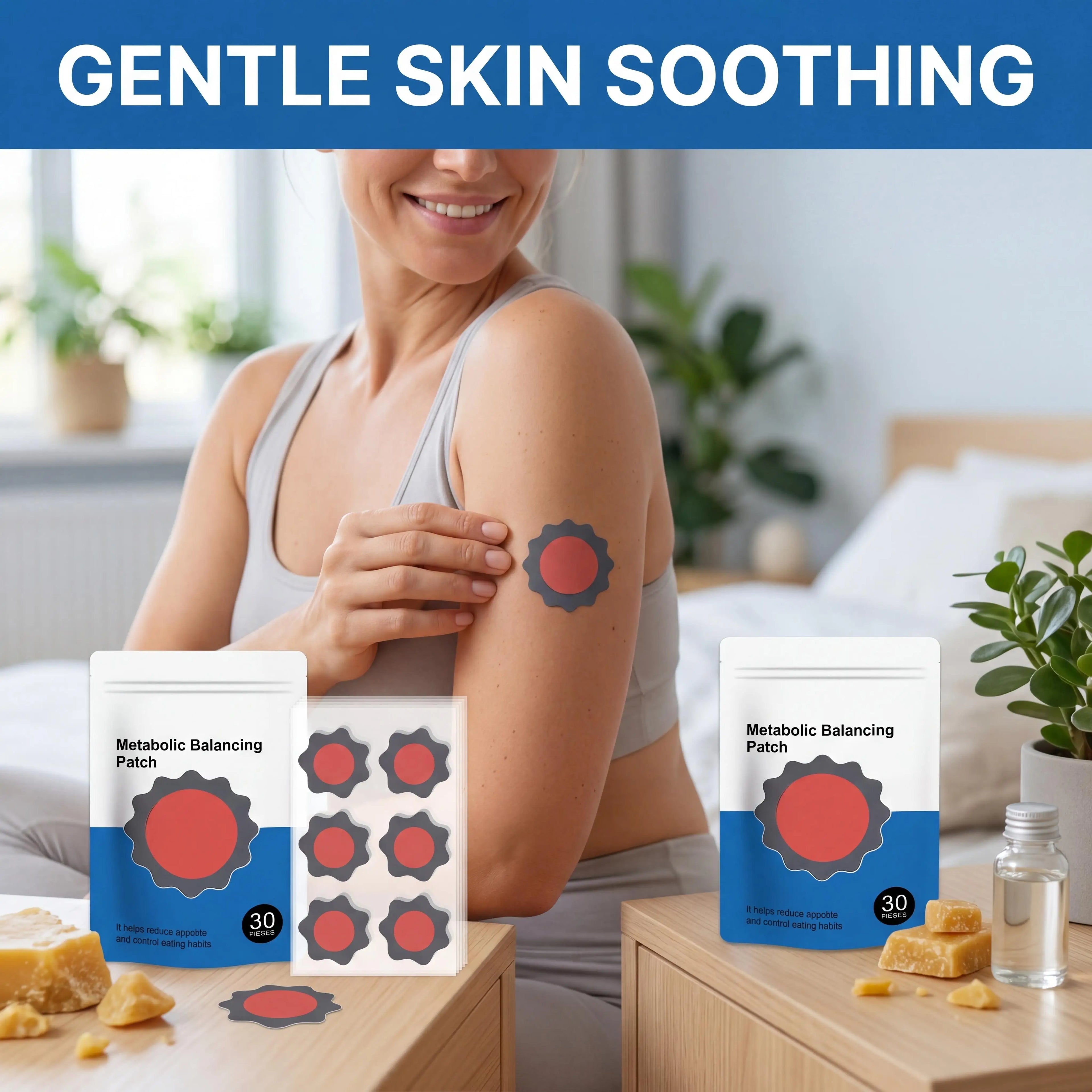 30-Day Body Wellness Metabolism Patches – Herbal Body Contour Body Wellness Patch Zpaxo