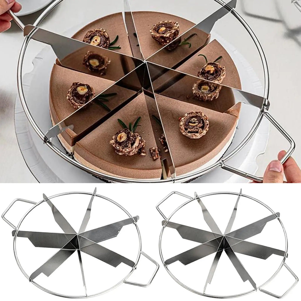 Stainless Steel Cake Divider Slicer 6 7 8 Divisions Cheese Pizza