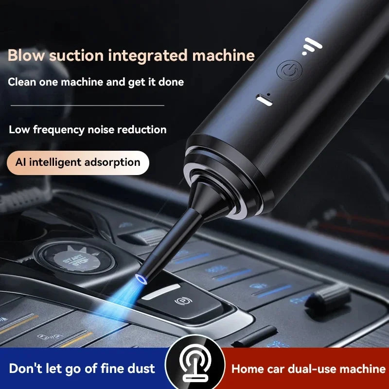 Portable Car Vacuum Cleaner Powerful Suction Cordless Electric Smart Zpaxo
