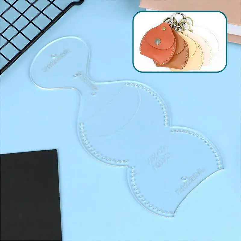 Leather Craft Mini Coin Purse Making Acrylic Template Tool DIY Small Zpaxo Default Title
