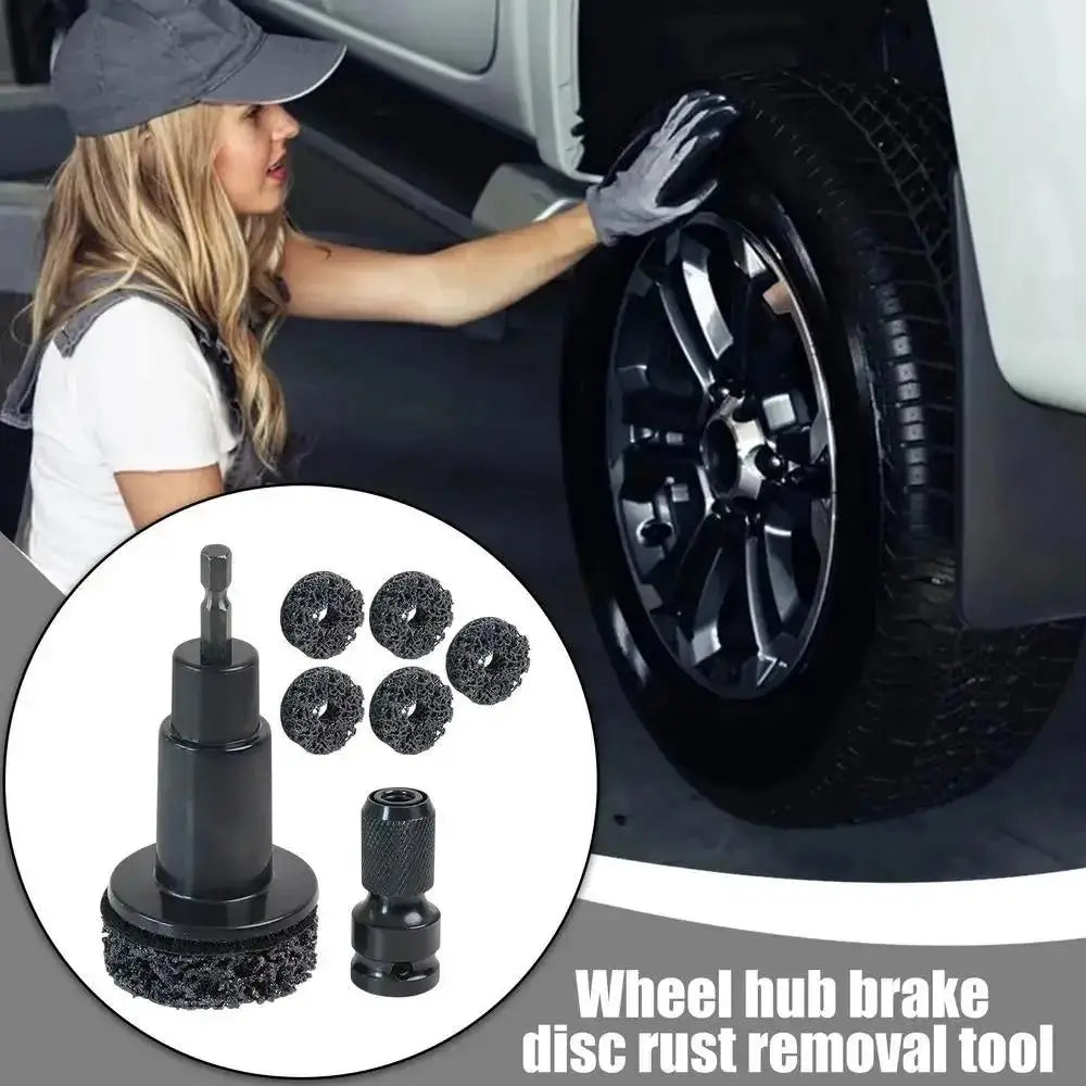 Wheel Hub & Brake Disc Cleaning Kit – Rust Removal Tool Automotive Cleaning Tool Zpaxo