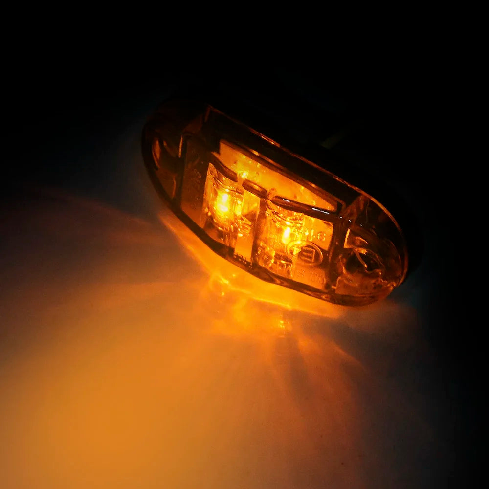 LED Side Marker Lamp Warning Lights Clearance Trailer Truck Caravan 1