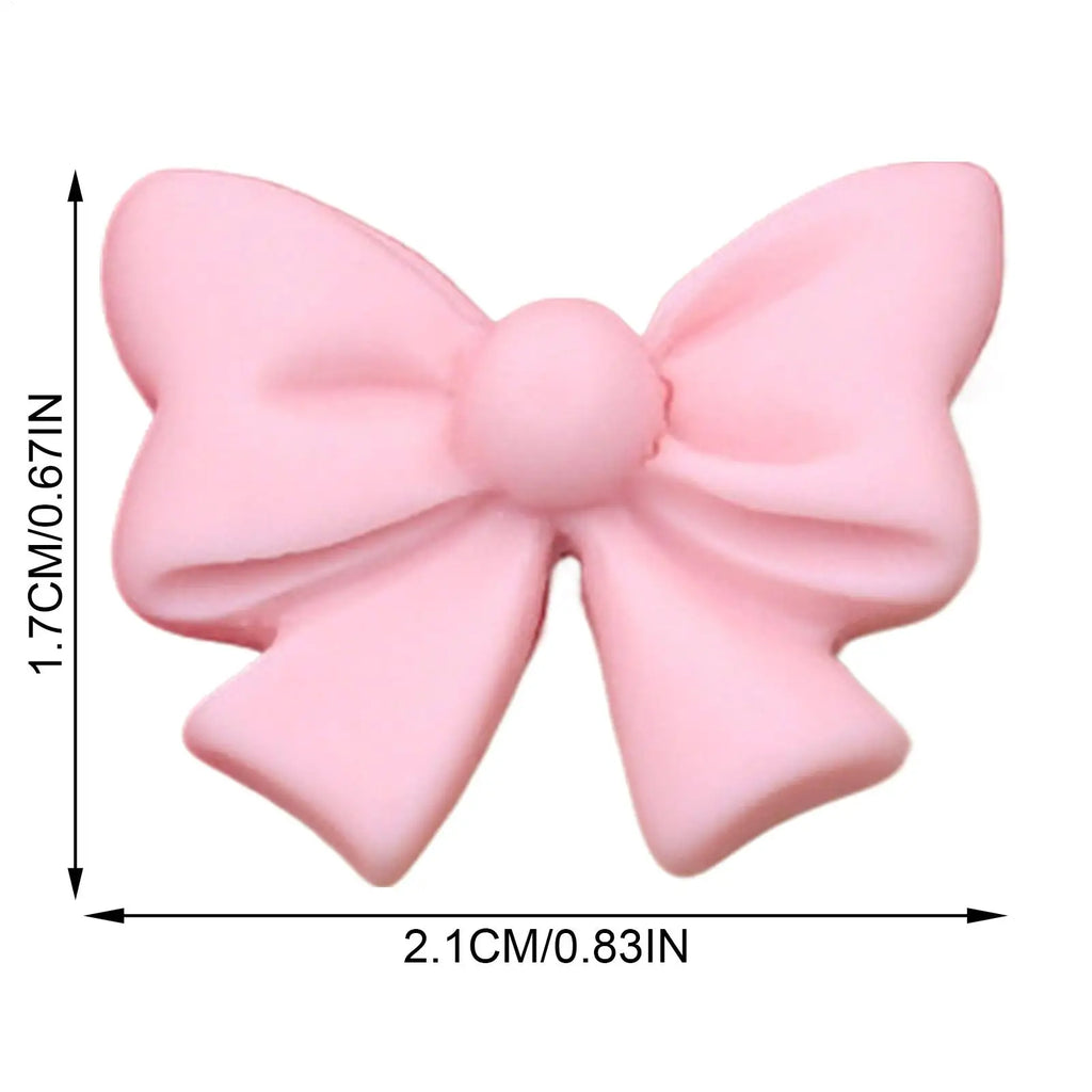 Bow Cake Toppers 40-Piece Cute Bowknot Cupcake Party Decors Birthday