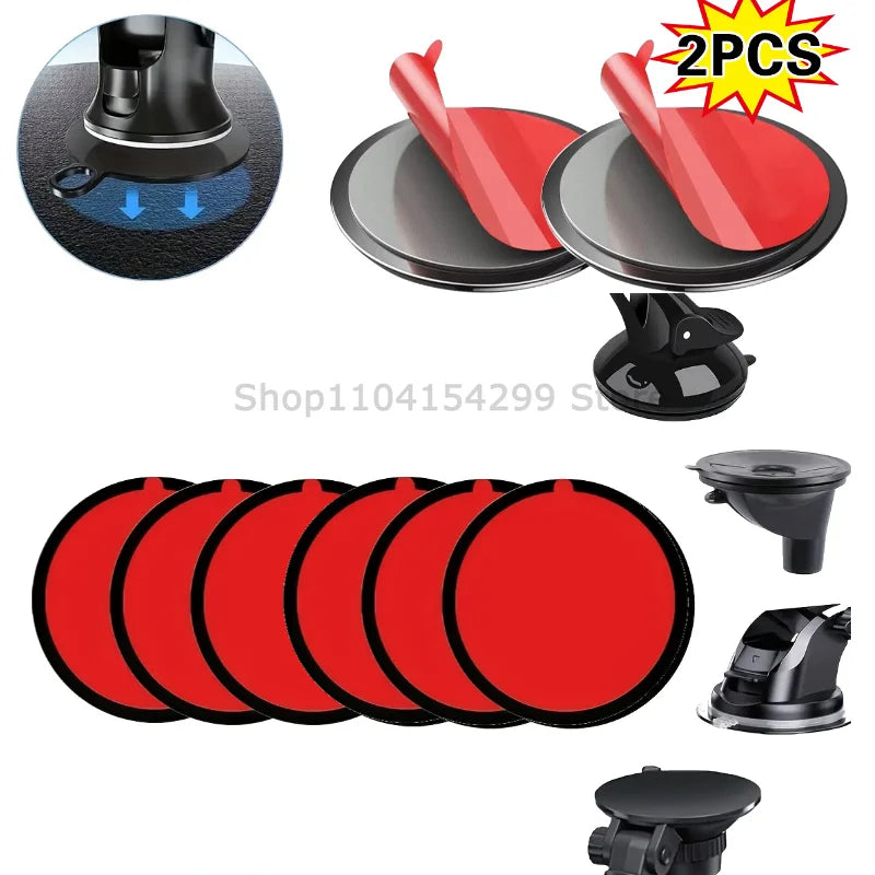Mobile Phone Sticker Car Suction Cup Adhesive Sticker Disc Pad Base for GPS Mobile Phone Stand Bracket Holder Camera Stand Mount Zpaxo