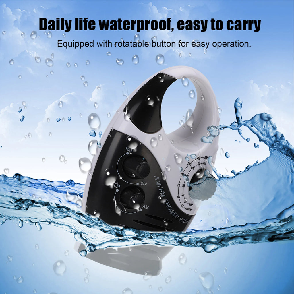 Multifunctional Portable Am FM Dual Band Waterproof Radio Receiver