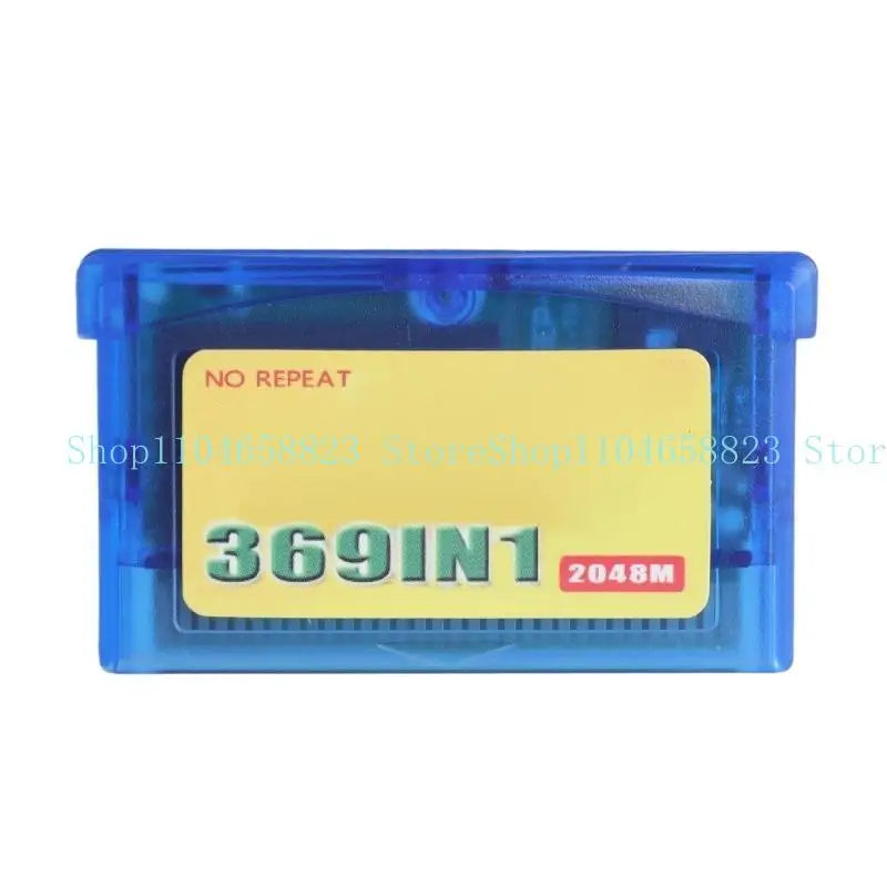 369 in 1 Game Cartridge Card Classical English Game in Cartridge for Handheld Game Console Game Collection Zpaxo