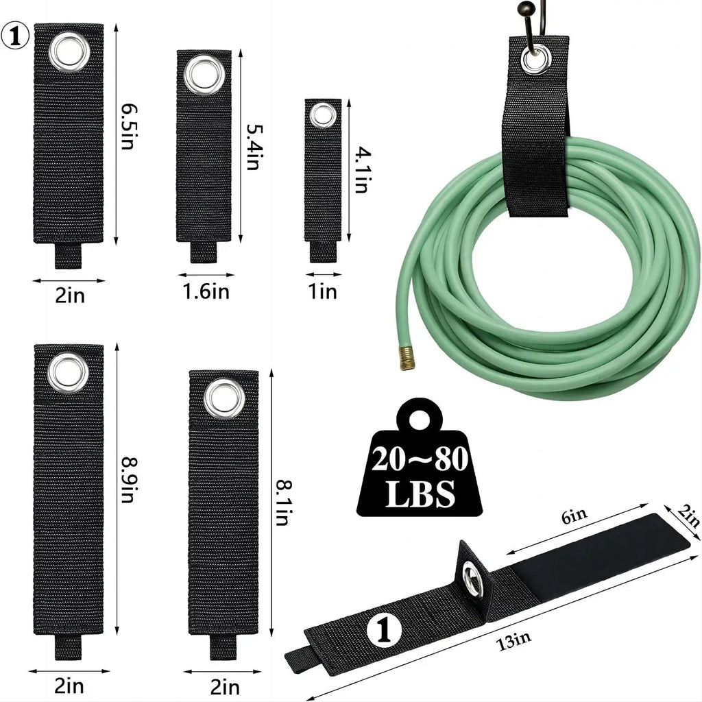 Heavy-duty Storage Straps Reusable Nylon Extension Cord Holder
