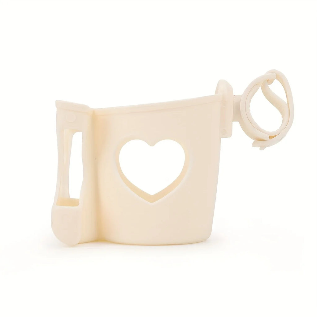 2-in-1 Stroller Cup & Phone Holder – Universal Baby Accessory Stroller Accessory Zpaxo Beige