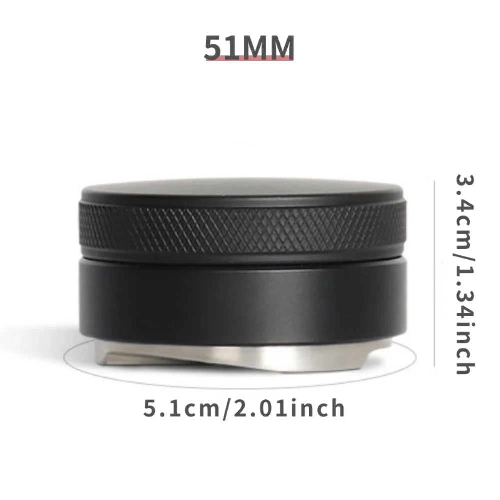 51/53/58mm Espresso Coffee Distributor – Aluminum Alloy, Black
