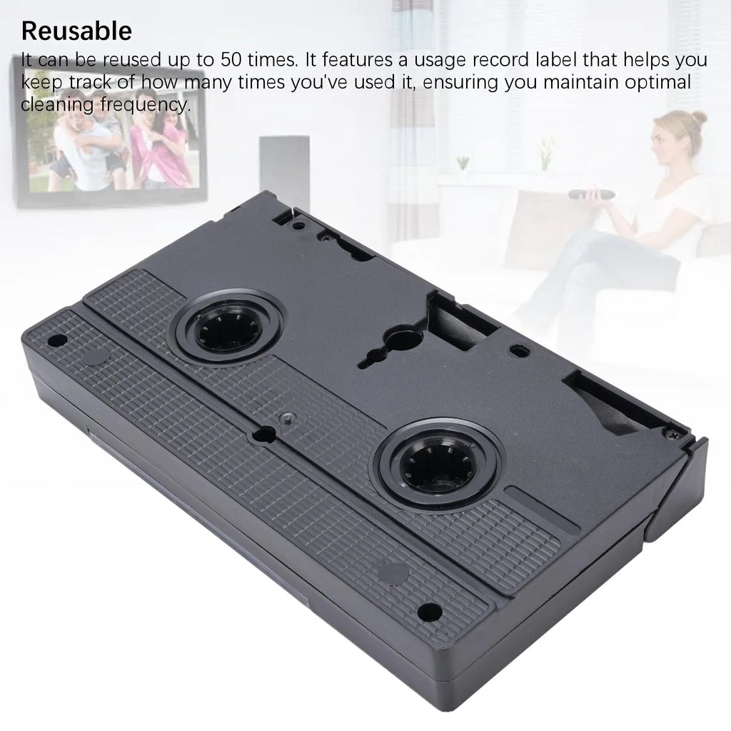 VHS Player Head Cleaner VCR Wet Technology Reusable Safe Cleaning