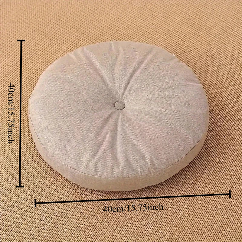Bohemian-style Meditation Yoga Pillow Thick Round Cushion 4 Colors