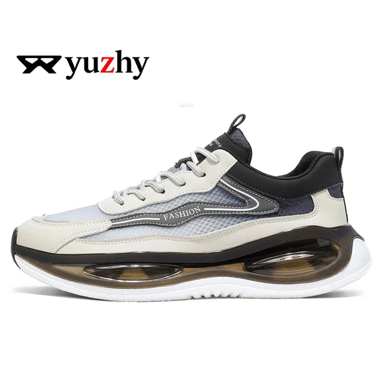 Men's Casual Sneakers Luxury Trainer Shoes Breathable Race Running