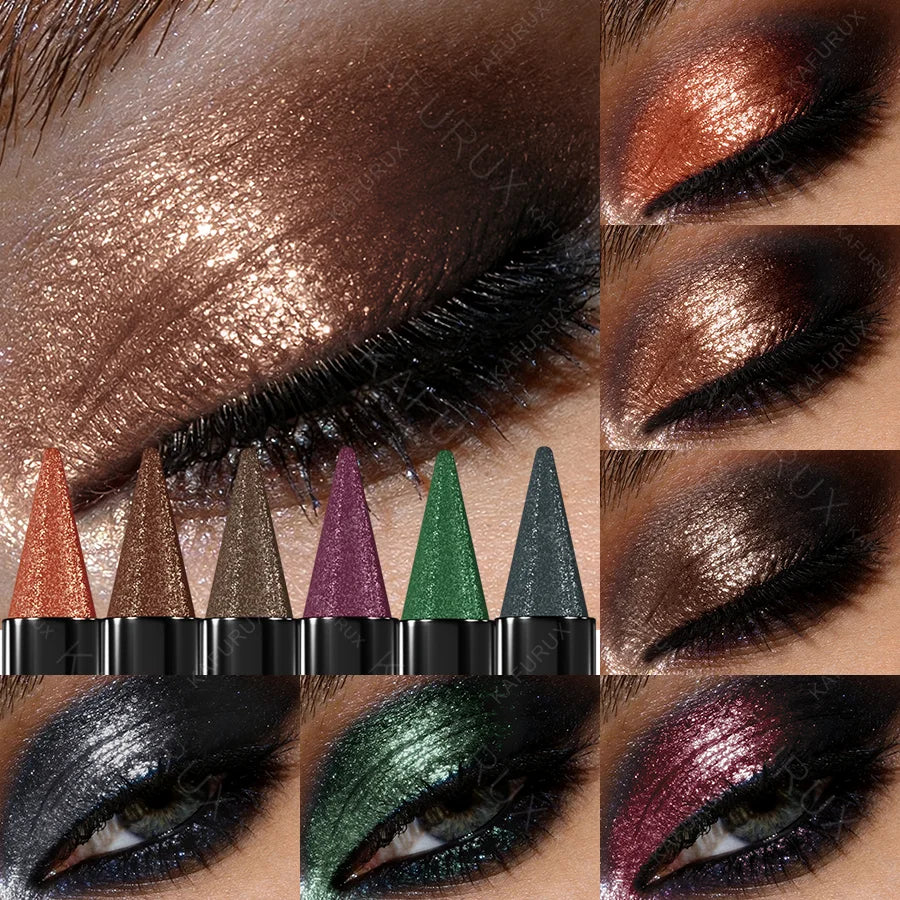 Metallic Brown Eyeshadow Pencil Glitter Silkworm Liner Pen