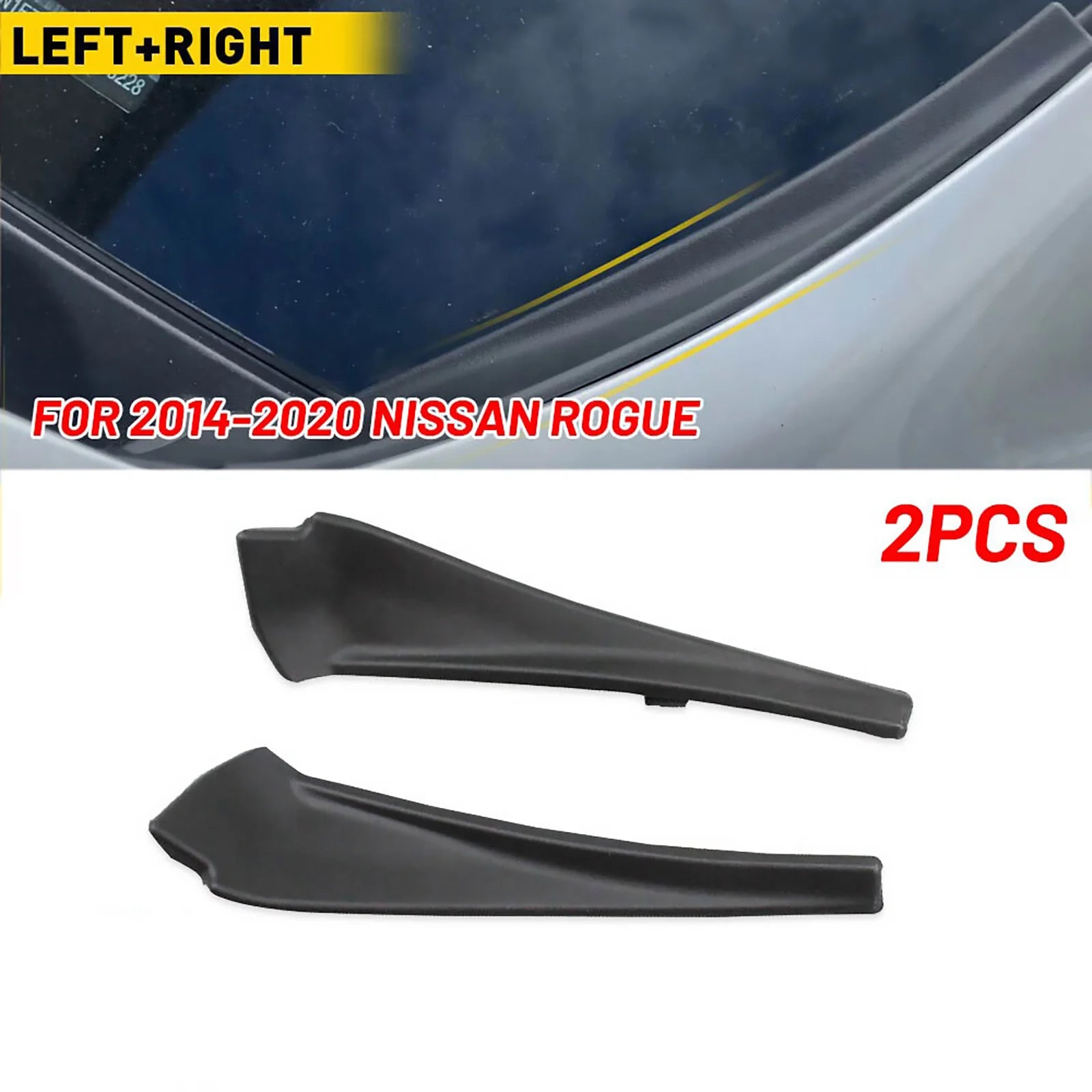 Nissan Car Front Windshield Wiper Side Decor Cowl Cover Extension
