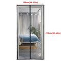 Self-closing Magnetic Insect Screen Invisible Door Screening Curtain