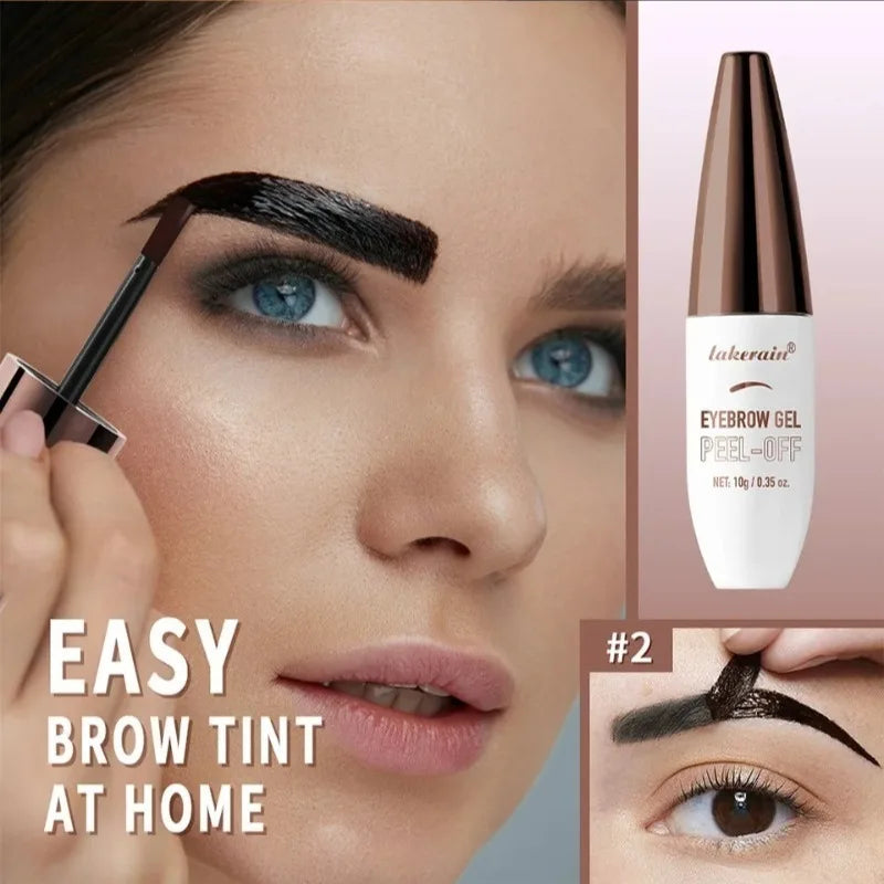 Tattoo Eyebrow Gel Waterproof Easy Peel Off Liquid Semi-permanent