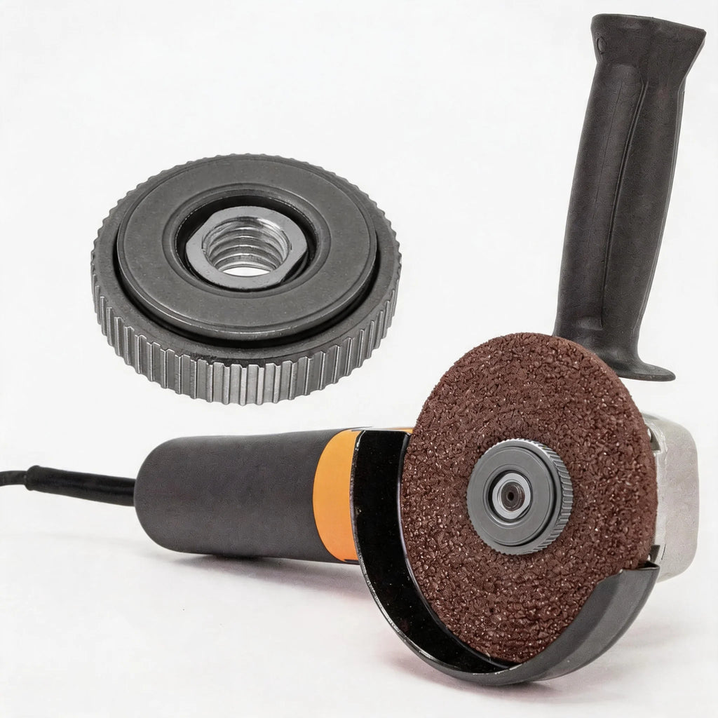 M14 Self-Locking Flange Nut & Locking Plate – Angle Grinder