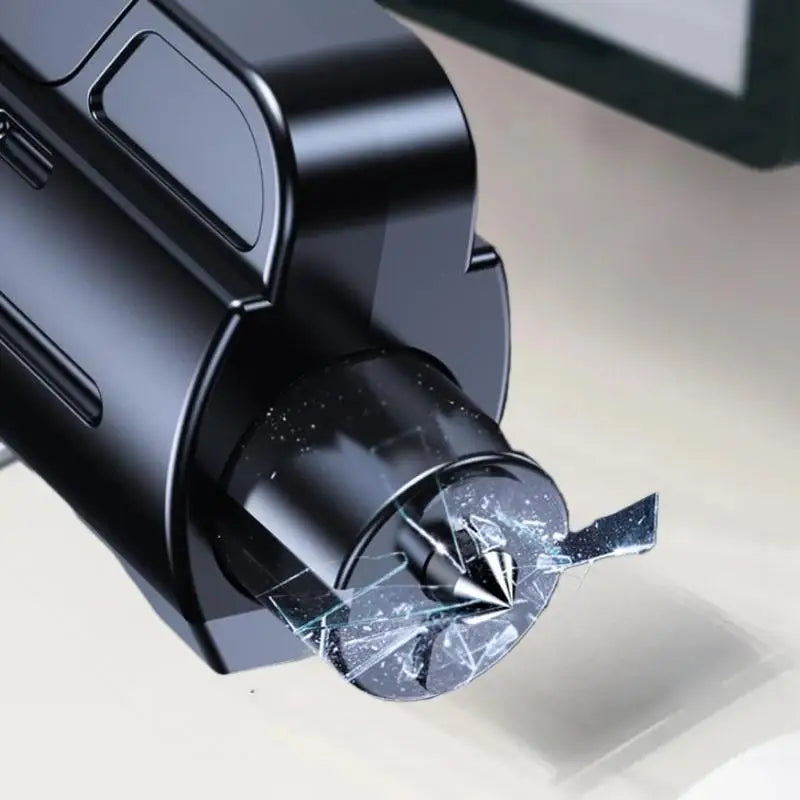 2-in-1 Car Emergency Glass Breaker & Seatbelt Cutter Keychain