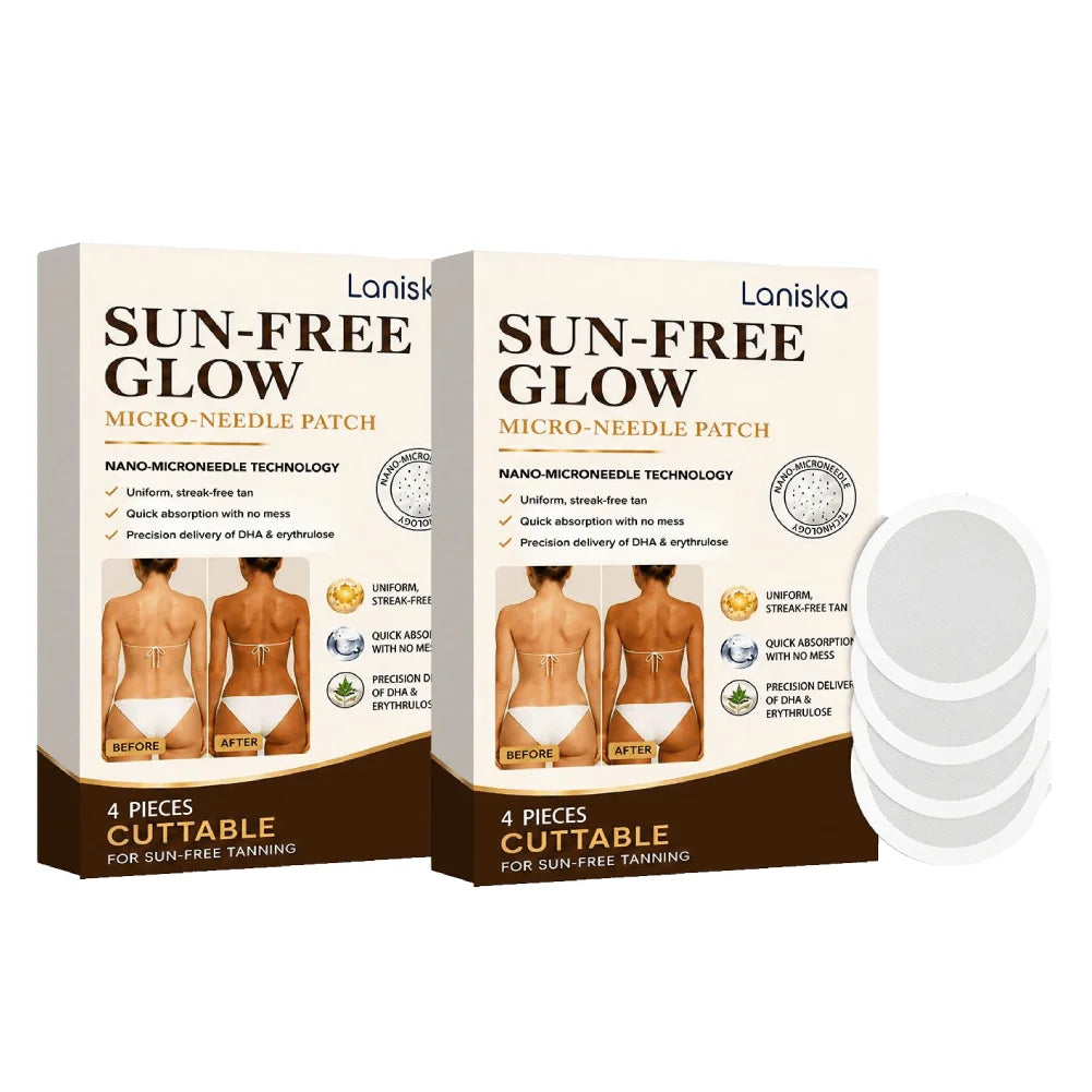 4-Pack Microneedle Body Tanning Patches – Sun-Activated Unisex Tanning Skin Patch Zpaxo B