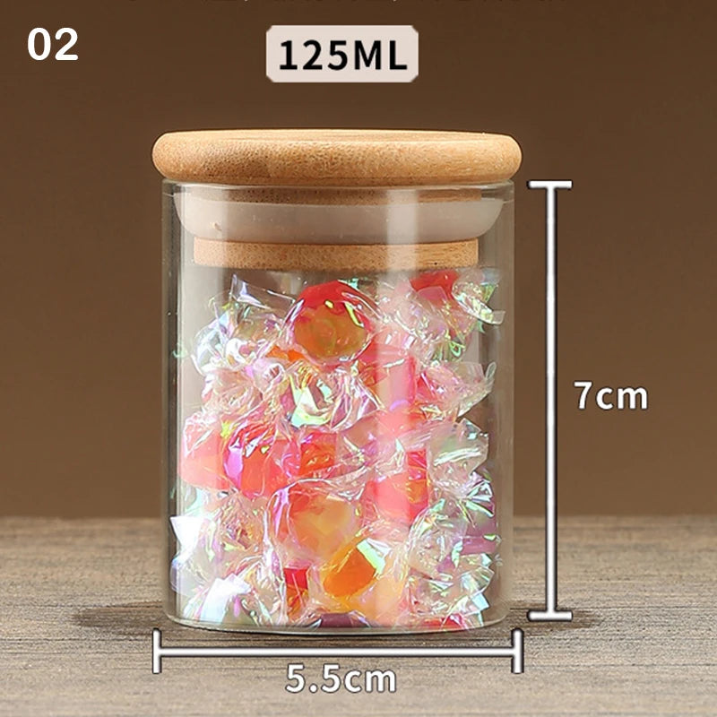 Sealed Food Storage Box Pots Glass Jar Coffee Jars With Lid Transparent Cereal Candy Dried Jars Fridge Storage Tank Containers Zpaxo 2