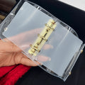 Transparent Nail Art Storage Book Solid Wear-resistant Card Clip Zpaxo Nail Storage Book