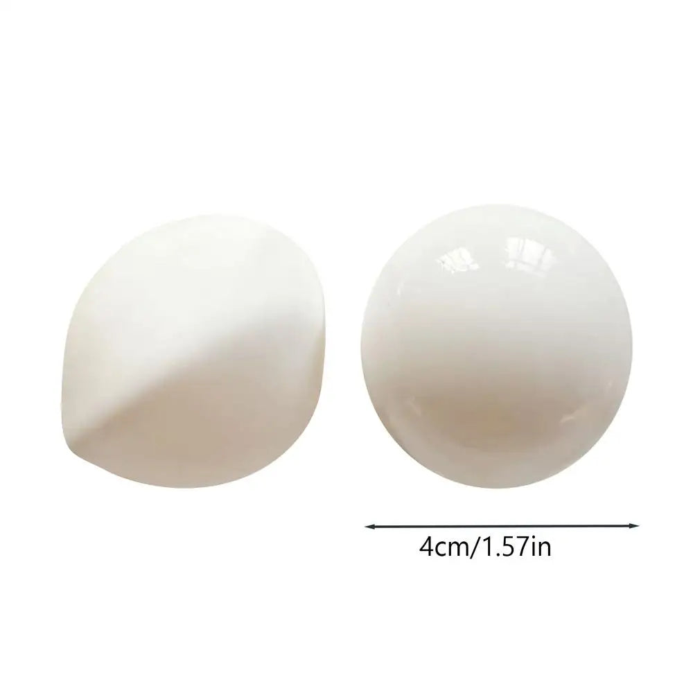 Squeeze Toys White Mochi Slow Rising Soft Creamy Stress Relief Ball Zpaxo 4cm 1pc