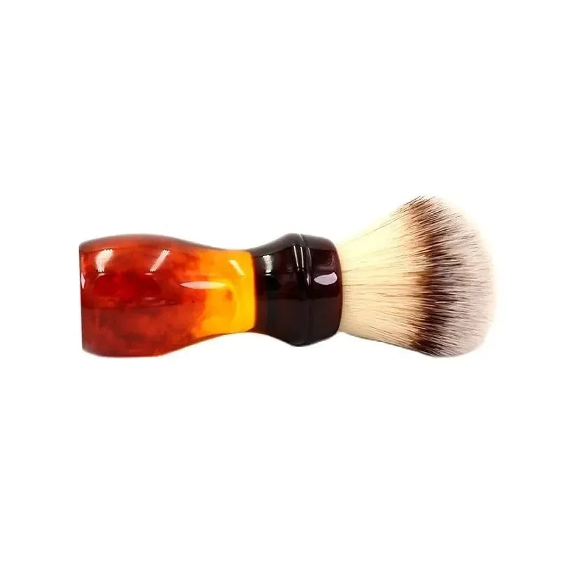 YAQI 22mm Cola Color Synthetic Shaving Brush – Men's Wet Shave Synthetic Shaving Brush Zpaxo